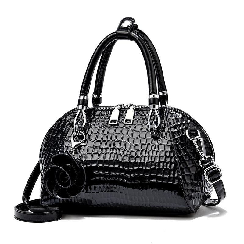 Tasche mit Krokodilmuster, Damenhandtasche, geräumige Umhängetasche, neuer Trend