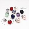 DIY Cardigan Buckle Adjustable Button Brooches Imitation Pearl Brooch  Clothing Dress Coat Sweater
