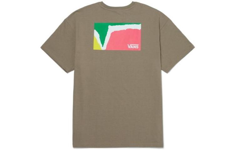 Vans Drop Shoulder Sleeve T-Shirt Men s Brown VN0A5H84YEH L