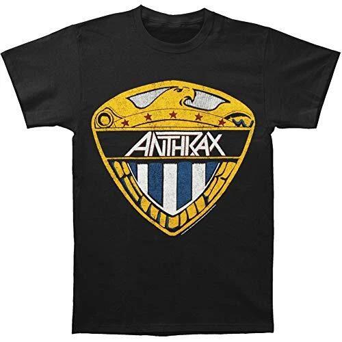 Anthrax Men s Eagle Shield T-Shirt, Black, Medium 3XL