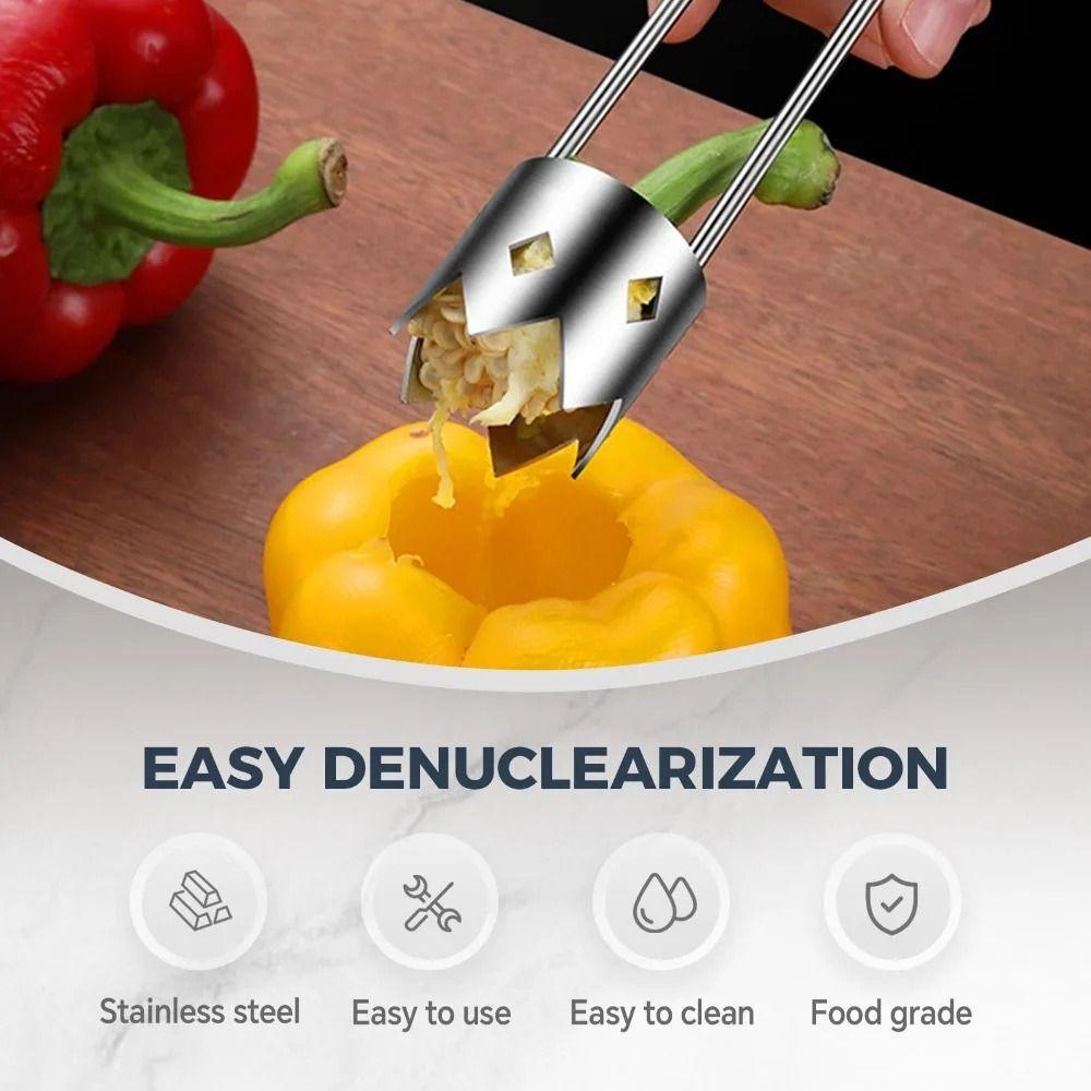 Portable Core Remover Rotating Vegetable Corer Tool Universal Kitchen Vegetable Tools  Fruit Tool