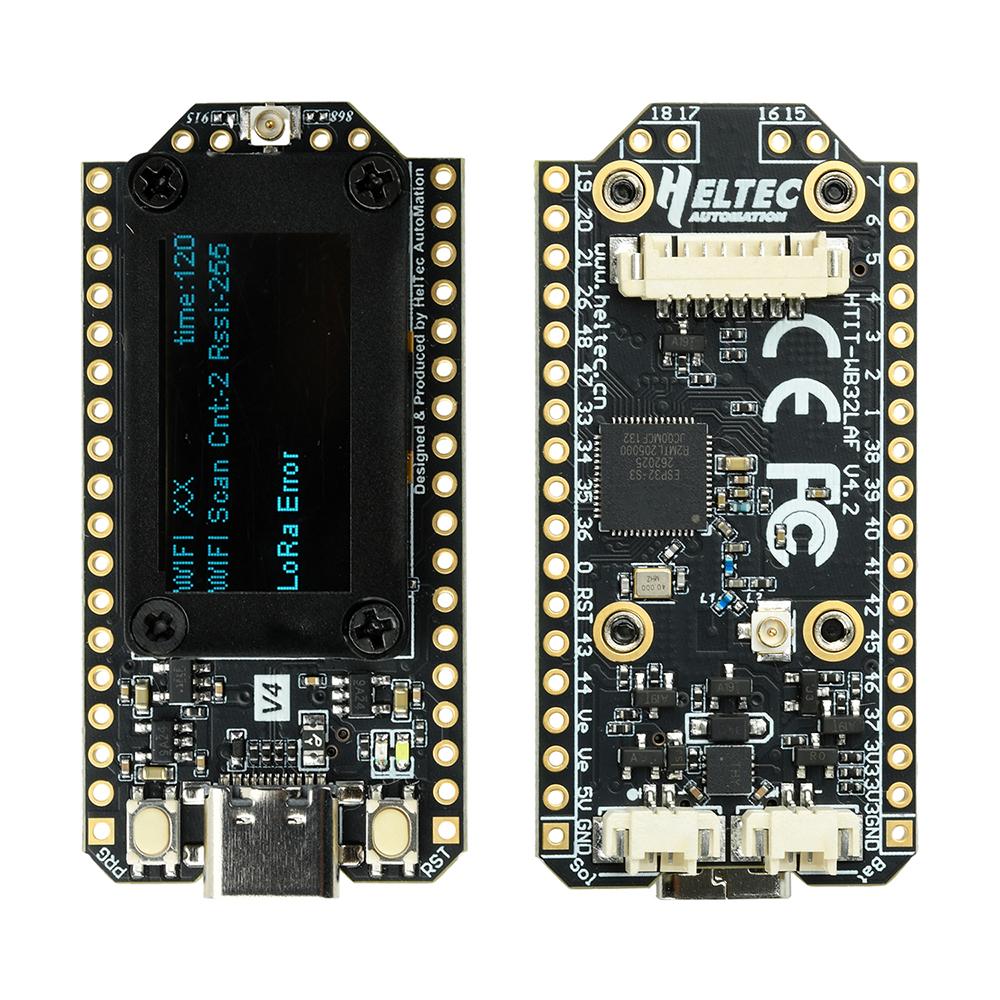 New Heltec LoRa 32 V4 Meshtastic ESP32 Dev-Board SX1262 0.96inch OLED Solar Powered Mesh Network GPS WiFi LoRa BLE Low Power