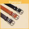 Leather Stylish Cowhide Belt For Men And Women Business Casual With Metal Pin Buckle For Use Daily
