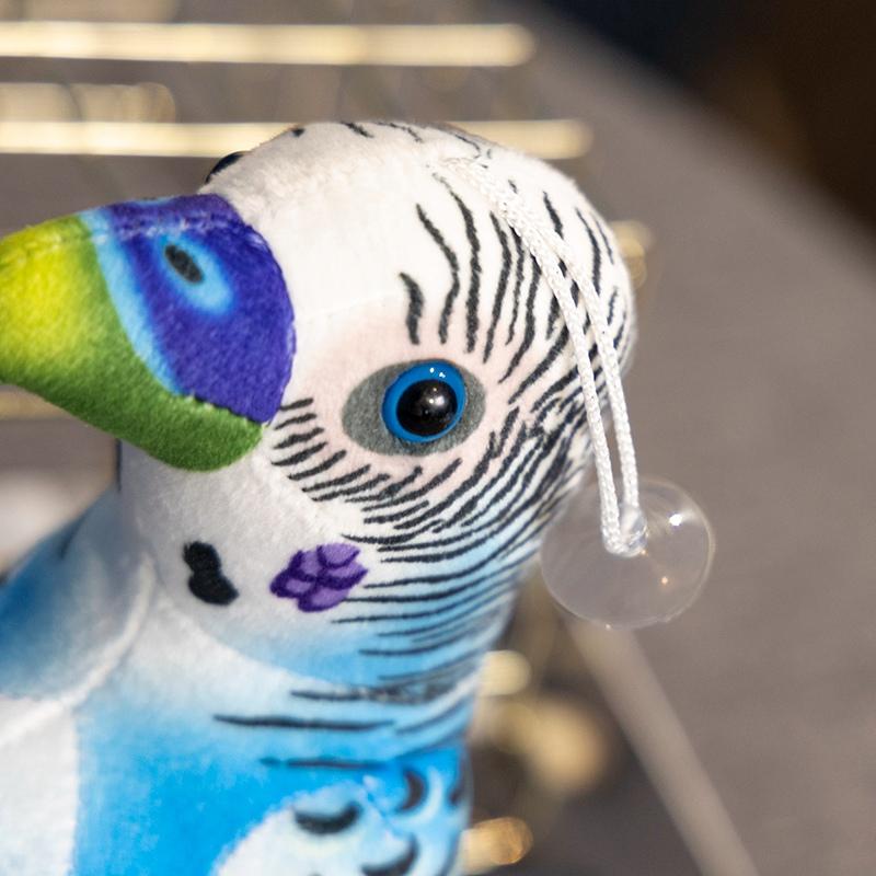 25cm Cute Simulation Parrot Plush Doll Lifelike Colorful Standing Birds Plush Toy Home Decor Birthday Gift for Boys and Girls