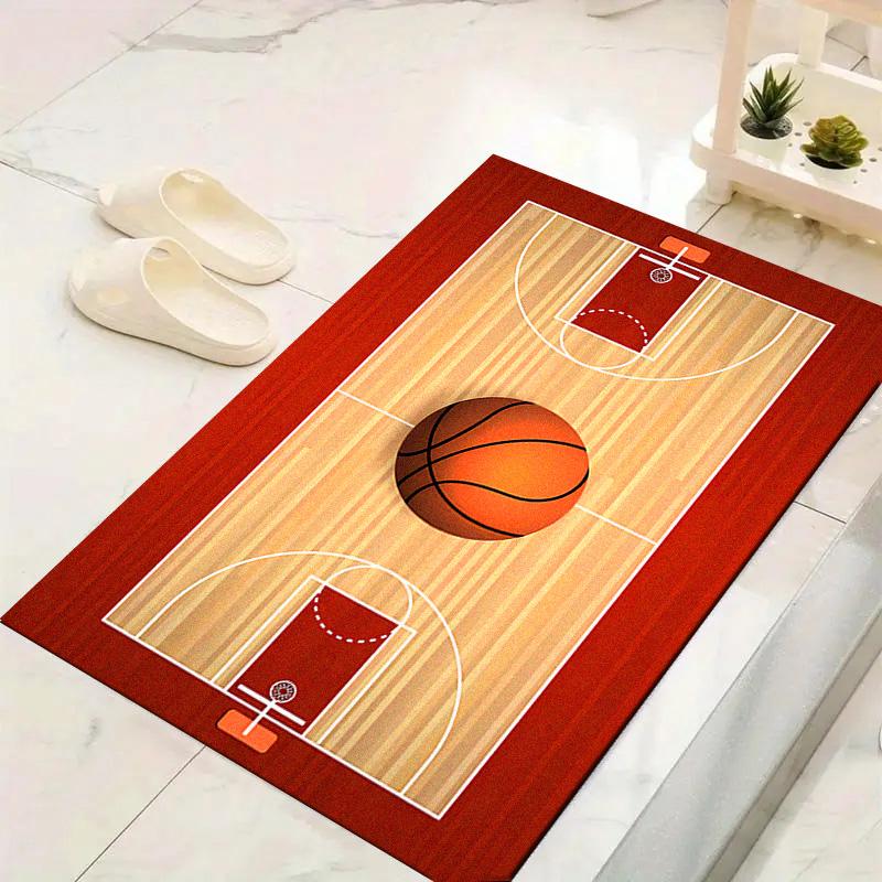 Basketball Soccer Carpet Rug for Living Room Bedroom Home Sofa Decoration,Kids Play Non-slip Floor Mat