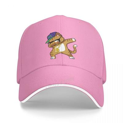 Zomer Dabbing Mannen Vrouwen Hip Hop Pet Gotisch Grappige Print Dabbing Kat Baseballpet Unisex Verstelbare Hip Hop Snapback Pet