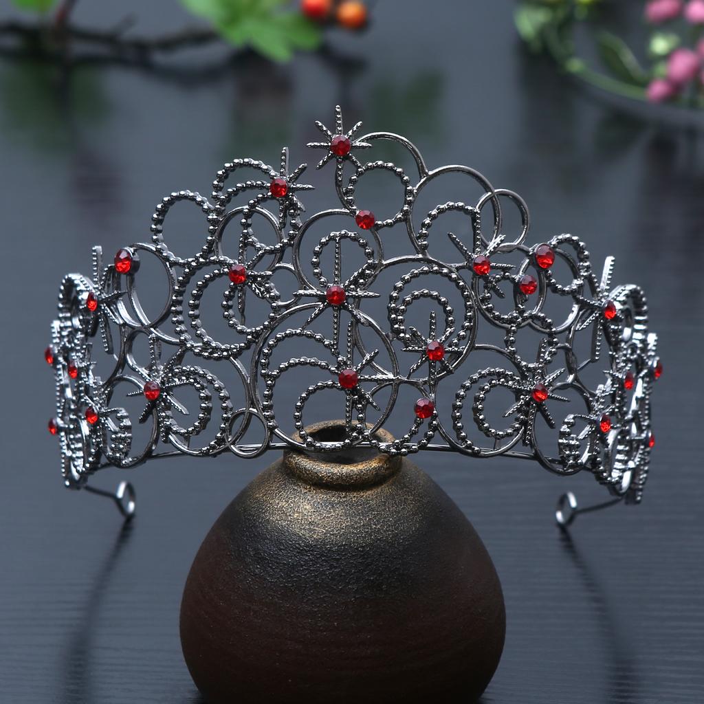 Evil Bubble Witch Crown Cosplay Dress Up Fantasia Headwear Disguise Costume Girl Halloween Carnival Accessories