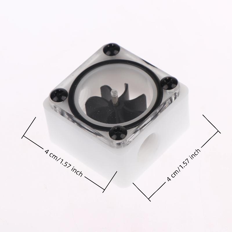 G1/4 Thread Water Cooling Flow Meter 2 Way Design Water Meter Indicator Bi Directional Meter Water Cooling System