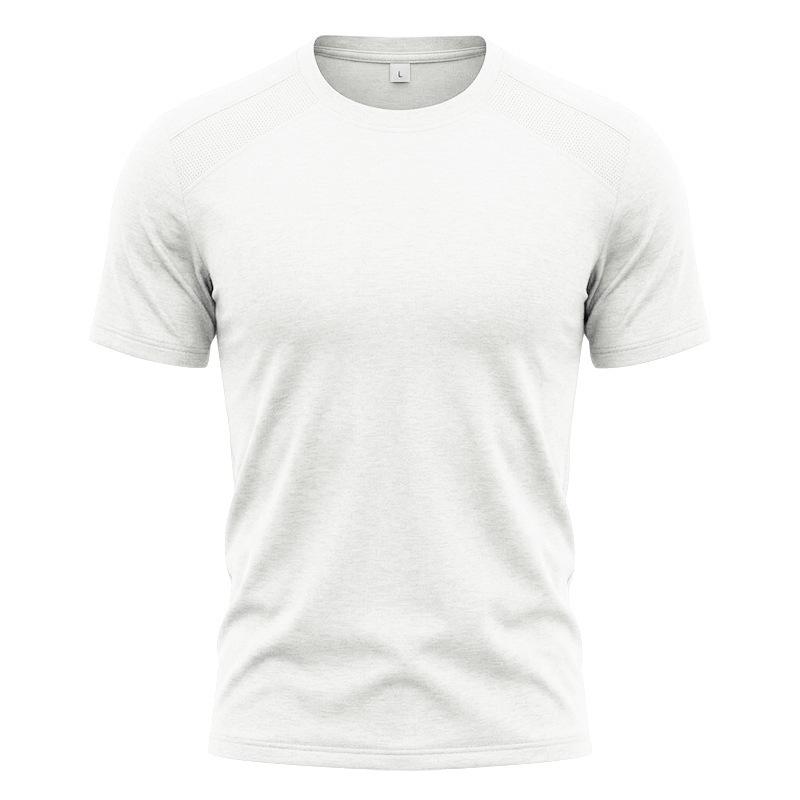Men Summer Casual Sports Breathable Short Sleeve Crew Neck T Shirt S