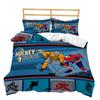 Ice Sports 3D Digital Printing Bed Three-Piece Quilt Cover Kit