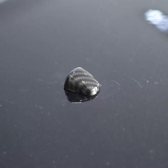 For 2017-2025 Jeep Compass Carbon Fiber Exterior Front Wiper Nozzle Cover Trim2*