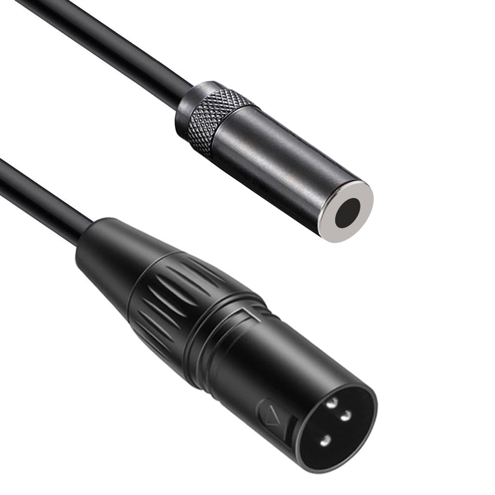 

Luxferre XLR-конвертер микрофонного терминала, кабель-переходник XLR в стерео мини-штекер, совместимый с кабелем «мама» - XLR 3,5 мм, 3,5 мм и т. д.. 3,5 мм ФМ