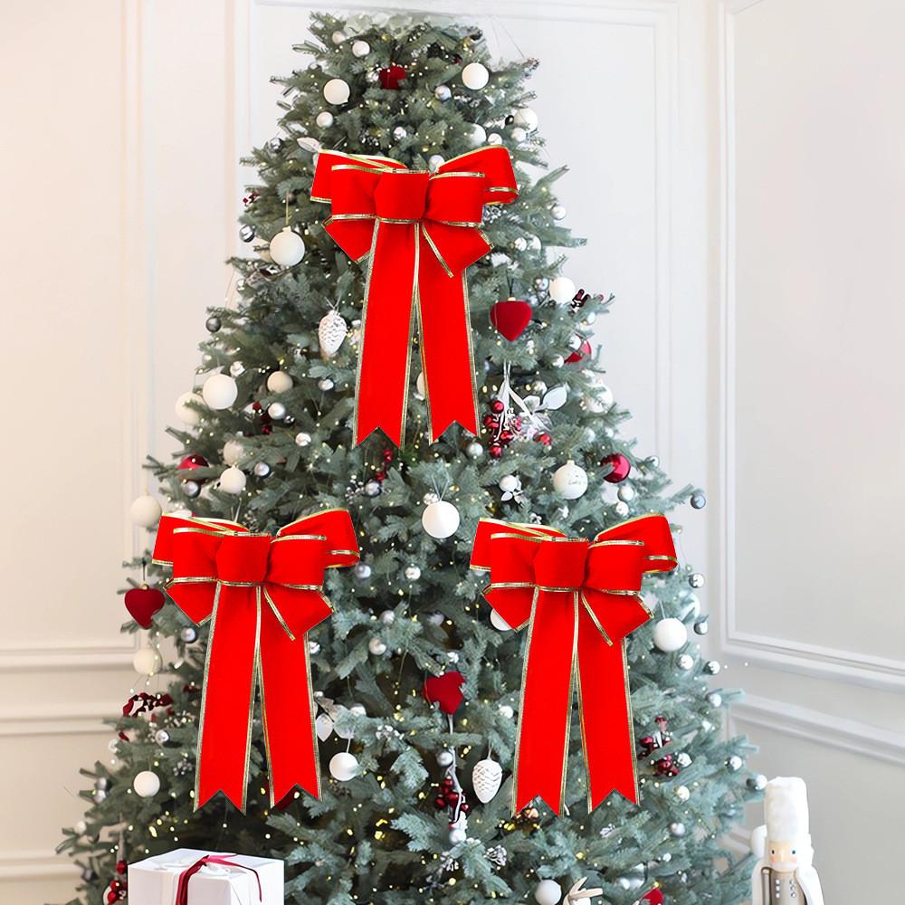 And Vibrant Red White Reindeer Christmas Bow Decoration With Gift Box Perfect For Holiday Festivities