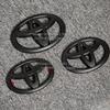 Toyota Car Logo Covers for Front And Rear - Compatible with Camry Corolla 4runner RAV4 Tacoma Highlander - Custom Fit Vehicle Lo