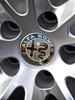 4PCS 60mm For Alfa Romeo Black caps 030 Stelvio Sportiva GT 159 166 147 156 Mito Metal Emblem Auto Hub caps Decoration Styling