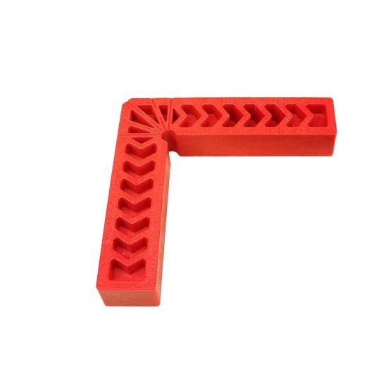 3/4/6inch 90-Degree Right Angle Clamp Holder L Shape Square Ruler Woodwork Tool