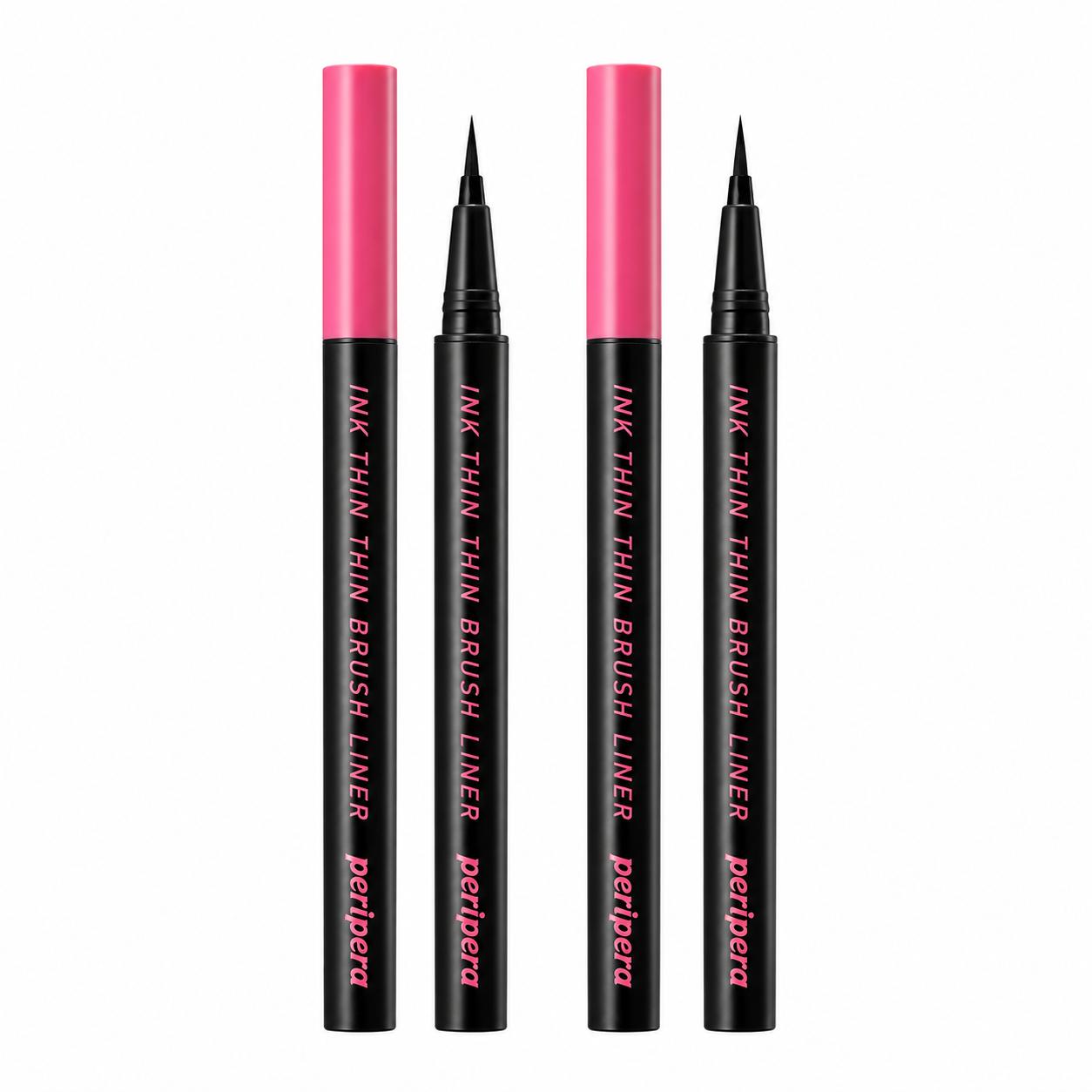 Peripera Ink Thin Thin Brush Liner High-Precision Eyeliner 0.5g #01 Black Noir