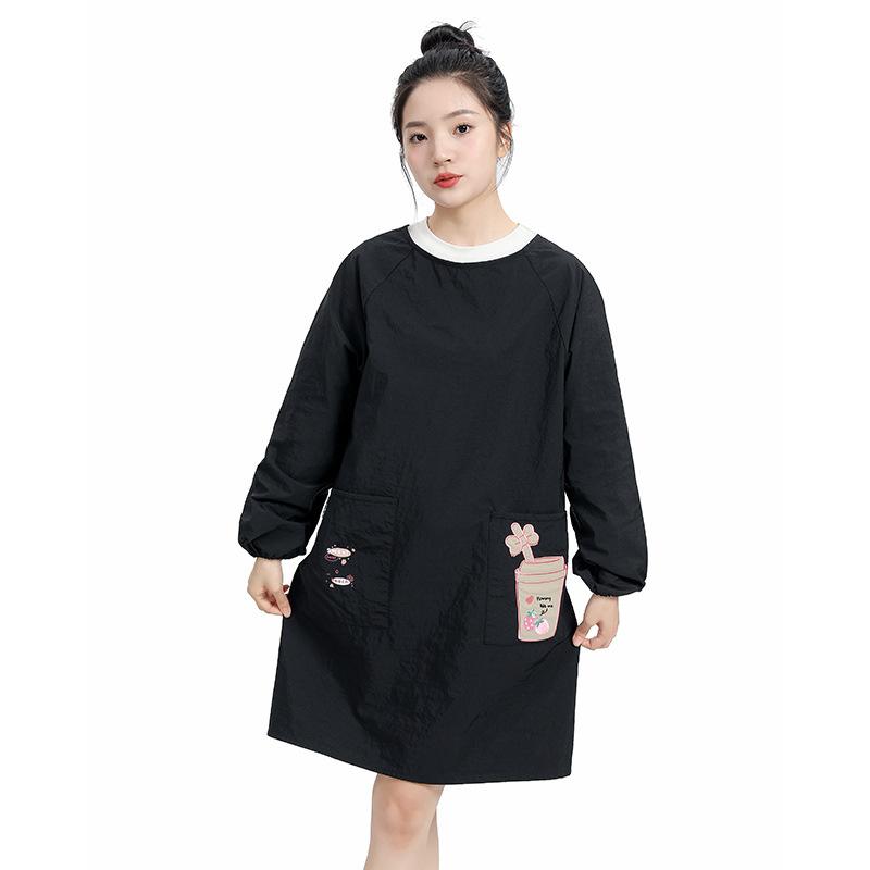 

Минималистичные домашние кухонные фартуки: Унисекс Маслостойкая Рабочая одежда для Легкой Готовки Рабочая одежда для Повседневного Кухонного Использования OneSize