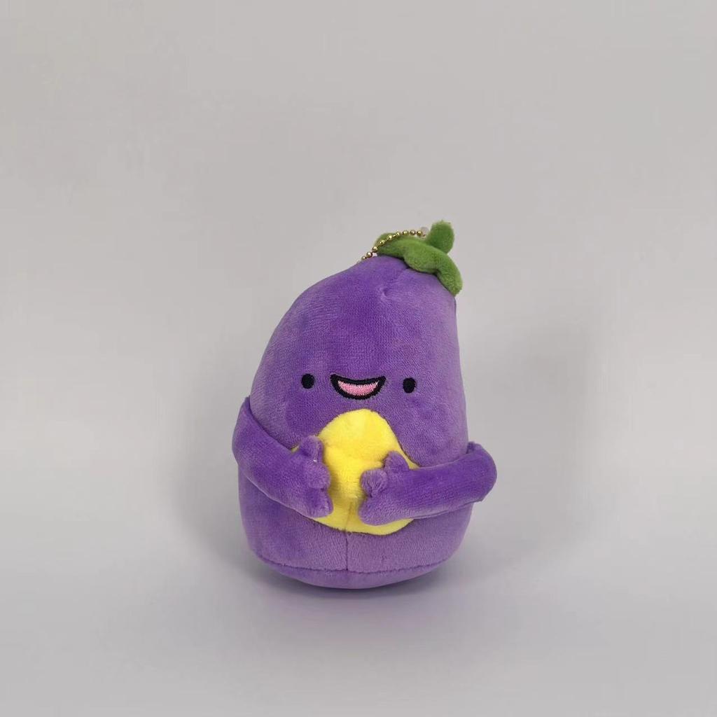 Cute Snacks, Vegetables And Fruits Series, Emoji Plush Doll Bag, Pendant, Video Game City, Doll Grabbing Machine, Gift.