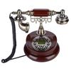 Retro Vintage Wired Corded Telephone Landline FSKDTMF Telephone Line Powered Hotel Office Home