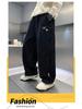 Boys' Fleece-Lined Corduroy Pants - Autumn & Winter Style, Thickened One-Piece Fleece, Handsome Casual Pants for Older Boys