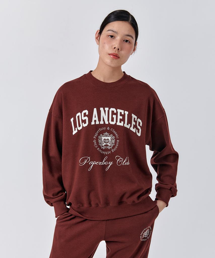 PAPERBOY Los Angeles Sweatshirt - Burgundy