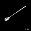 304 Stainless Steel Tea Spoon Long Handle Cocktail Coffee Ice Cream Stirring Scoop Dessert Fork Kitchen Tableware Bar Tools
