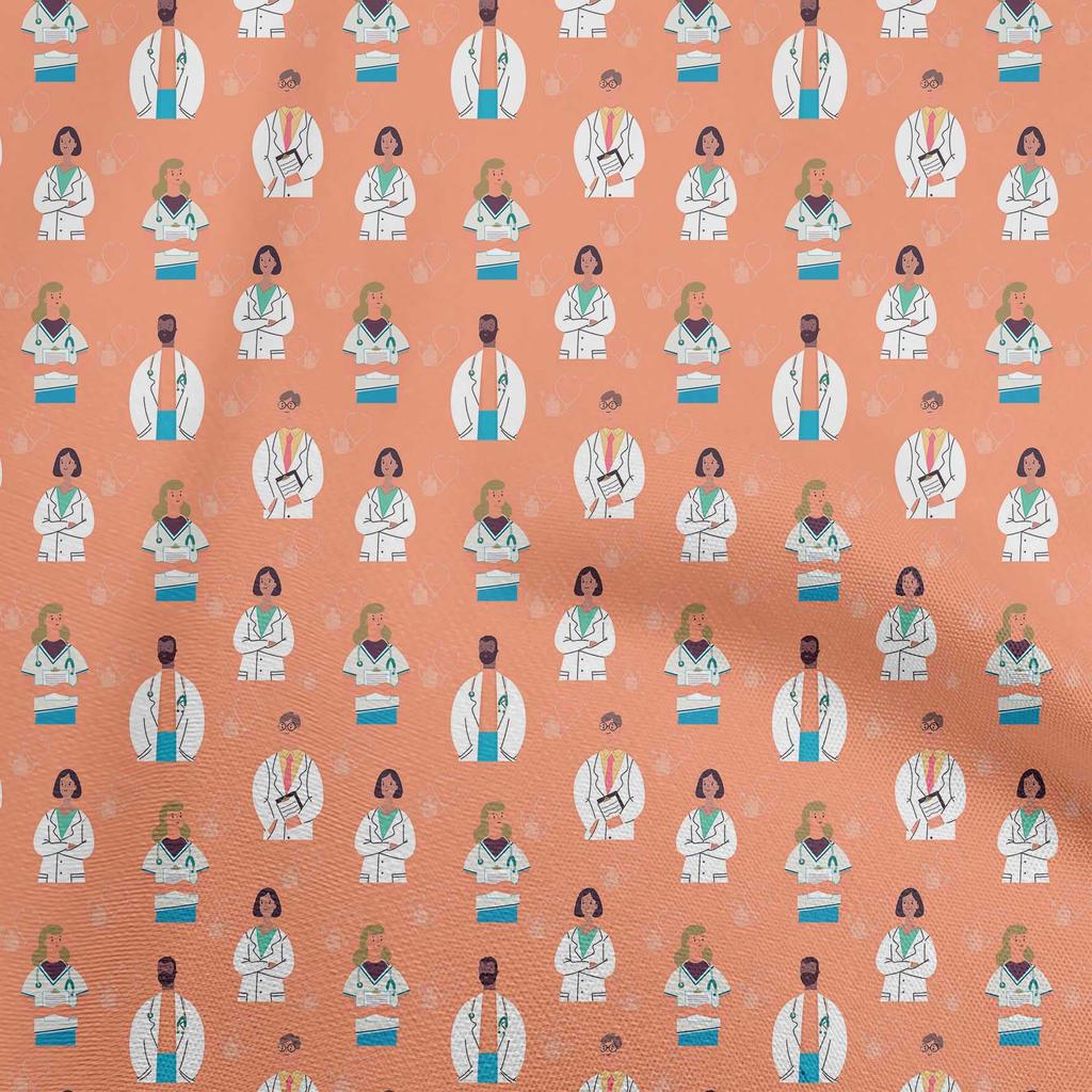 oneOone Țesătură din bumbac Flex Dusty Teal Verde Virus medical Proiecte de artizanat Țesătură de decor imprimată la curte 40 inch