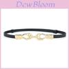 Leather Skinny Belt For Women With Adjustable No Punch Design For Casual Wear
