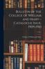 წიგნი Bulletin of the College of William and Mary--Catalogue Issue, 1909-1910; V.4 No.1