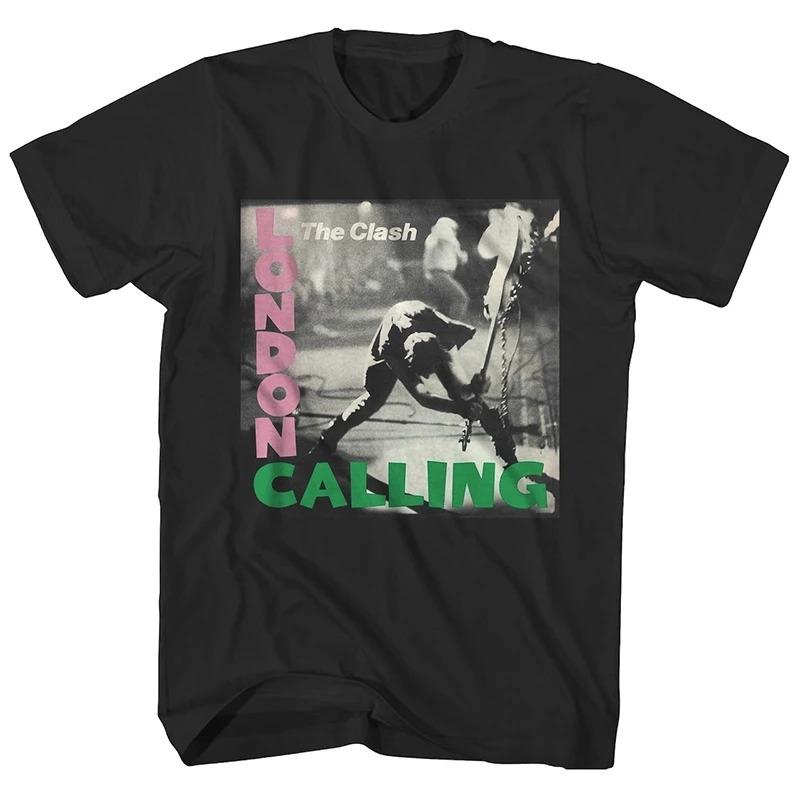 

Conflict Band London Trip Classic Poster Print T-shirt for Men and Women, New Summer Ginza Streetwear, 21st Century Style T... S разноцветный