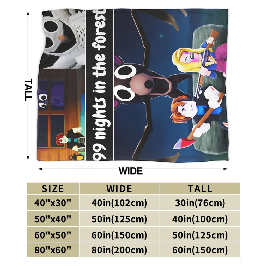 Travel 99 Nights In The Forest Game Bedding Throws Flannel Bedspread For Living Room Fashion Sofa Bed Cover