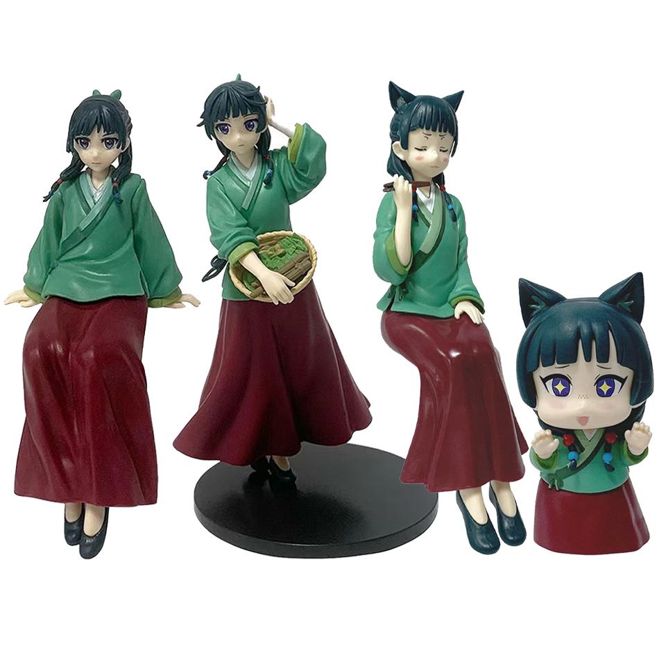 Anime Eczacı Günlükleri Figürü 17cm Maomi Aksiyon Figürü PVC Model Kawaii Araba Dekorasyonu Bebek Çocuk Oyuncakları Noel Hediyesi'nin