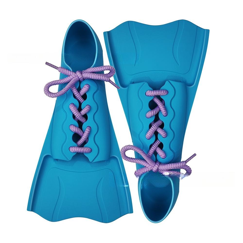 

Tether Adjustable Fins Soft and Comfortable Non-slip and Wear-resistant Creek Shoes Silicone Swimming Fins Water Shoes Men XXS синій