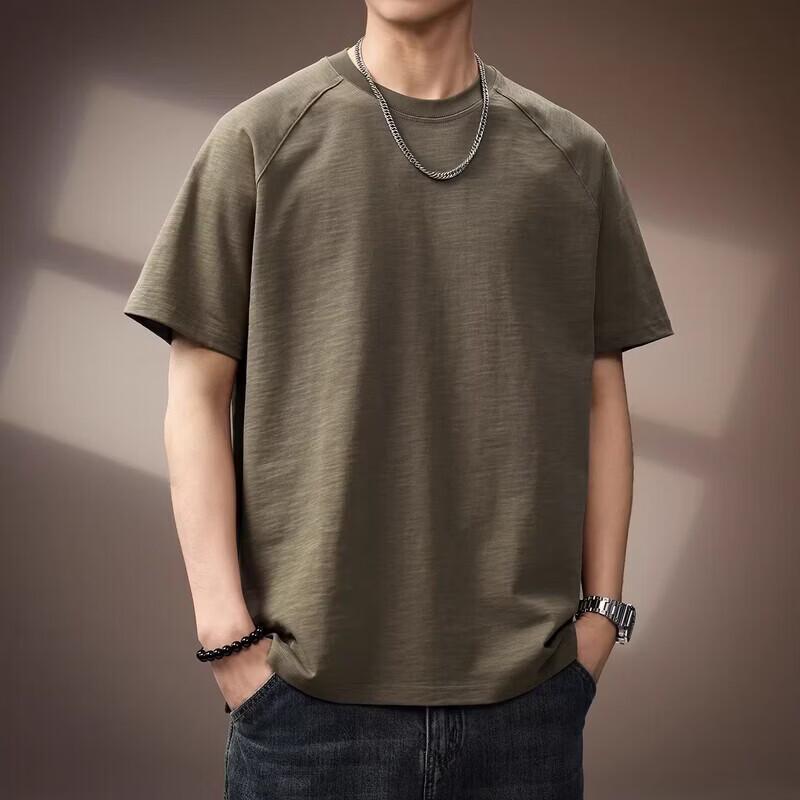 Men's Retro Bamboo Cotton Short Sleeve T-Shirt