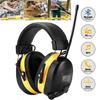 AM/FM Radio Headphones with Digital Display, 30dB AM FM Hearing Protection Safety Earmuffs, Ear Protection for Mowing
