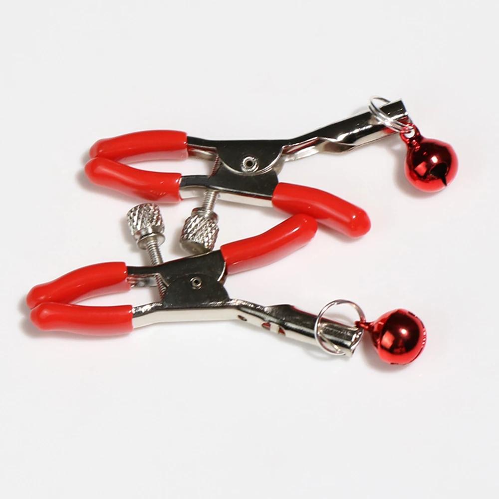 Nipple Clamps Clips Mouth Plugs Collars Choker Vagina Clip Bondage Set Kink Fetish Erotic Flirting for Woman Adult Sex Toys