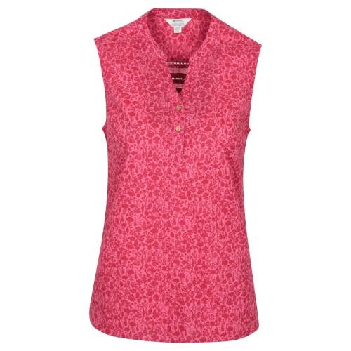 Mountain Warehouse Womens/Ladies Petra Floral Pattern Sleeveless Shirt