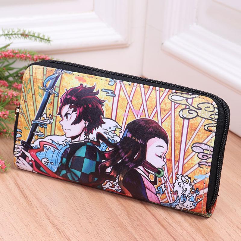 Japan cartoon comics Demon Slayer merchandise wallet long anime-style card holder coin purse 7544 870₽