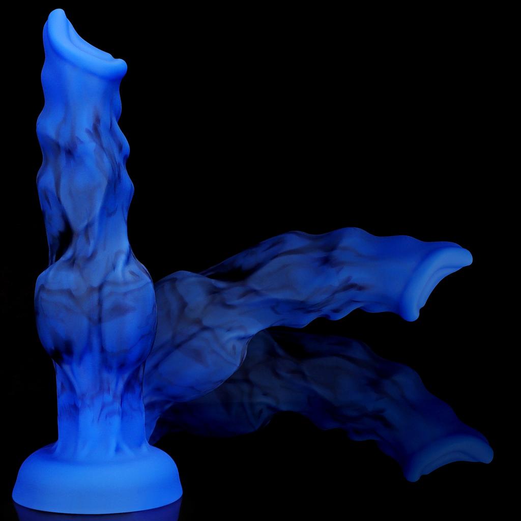 Liquid Silicone Shaped Makeup Simulation Dog Dildo Anal Dilation Penis Female Masturbation Product