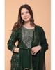 Women Designer Kurta Pant Dupatta Set Indian Bollywood Top Tunic Kurti Salwar Suit Dress