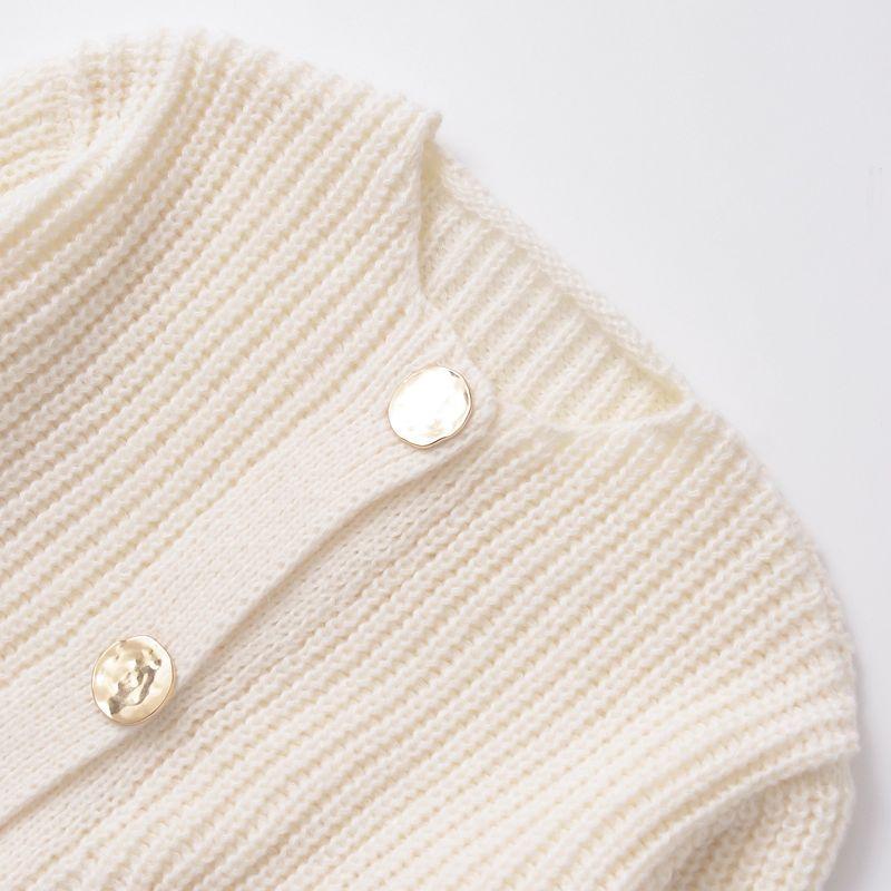 Araltay New Arrival Fashion Style Women's Clothing Fashion All-Match round Neck Long Sleeves Knitting Cardigan Outwear 5802111