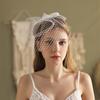 Decorative Fascinator Veil for Women 1920s Flapper Veil Headpiece Mesh Hair Clip  Tea Party Hat Headpiece Wedding