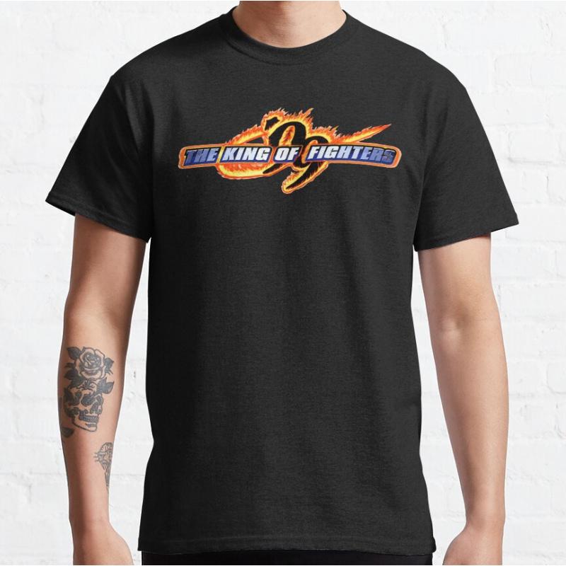 King of Fighters 80s retro video game KOF fighting videogames Shortsleeve crewneck Tshirt for men Large size Adult Tops S6xl