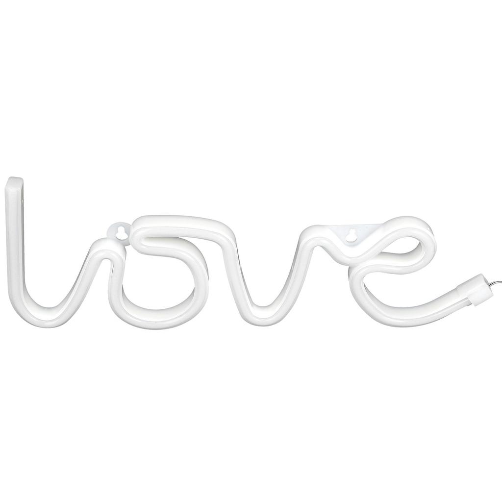 LOVE Neon Sign USB/Battery Powered Neon Lamp for Christmas Party Wedding Decoration Warm Light