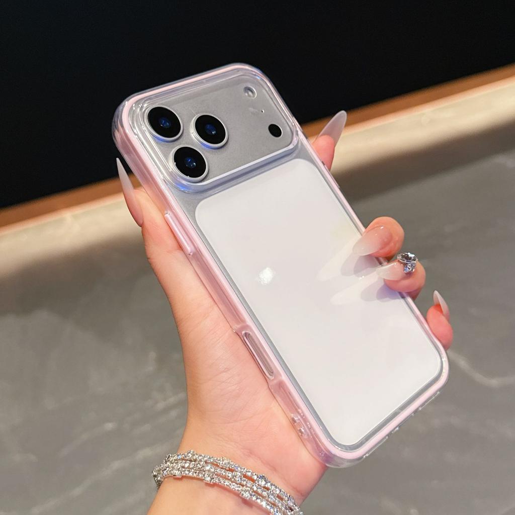 For IPhone 17 ProMax Dual Color 2-in-1 Phone Case for Apple 16 Anti Drop 15 Transparent Protective Cover