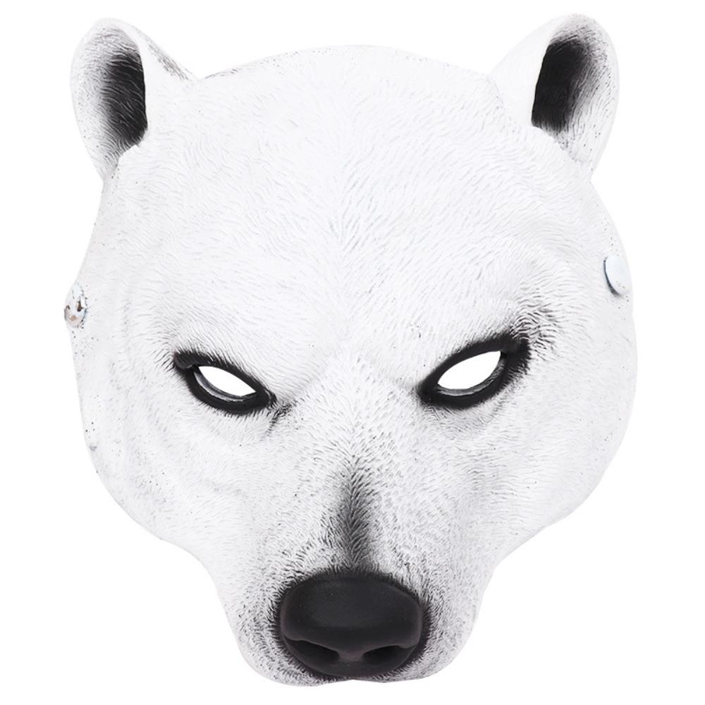 Neuheit Halloween Maske Realistische Tierkopfmaske Kostümzubehör Bärenmaske Festival
