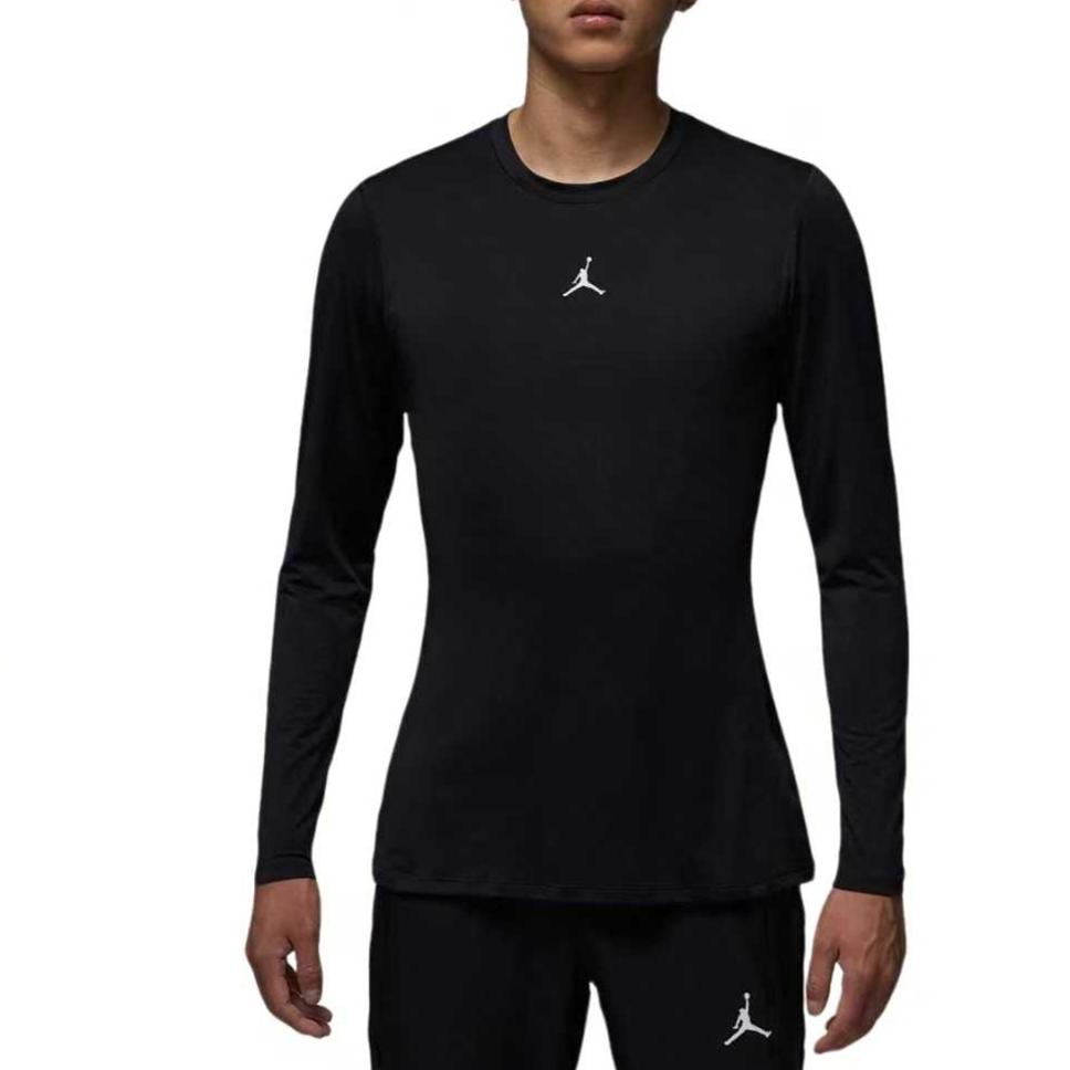Jordan Sport Quick Dry T Shirts Men s Black/White S
