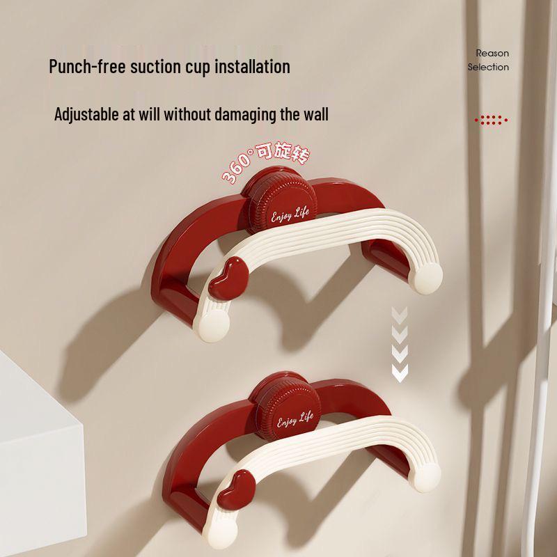 Telescopic Wall-Mounted Suction Cup Washbasin Storage Rack - Punch-Free Bathroom Organizer.