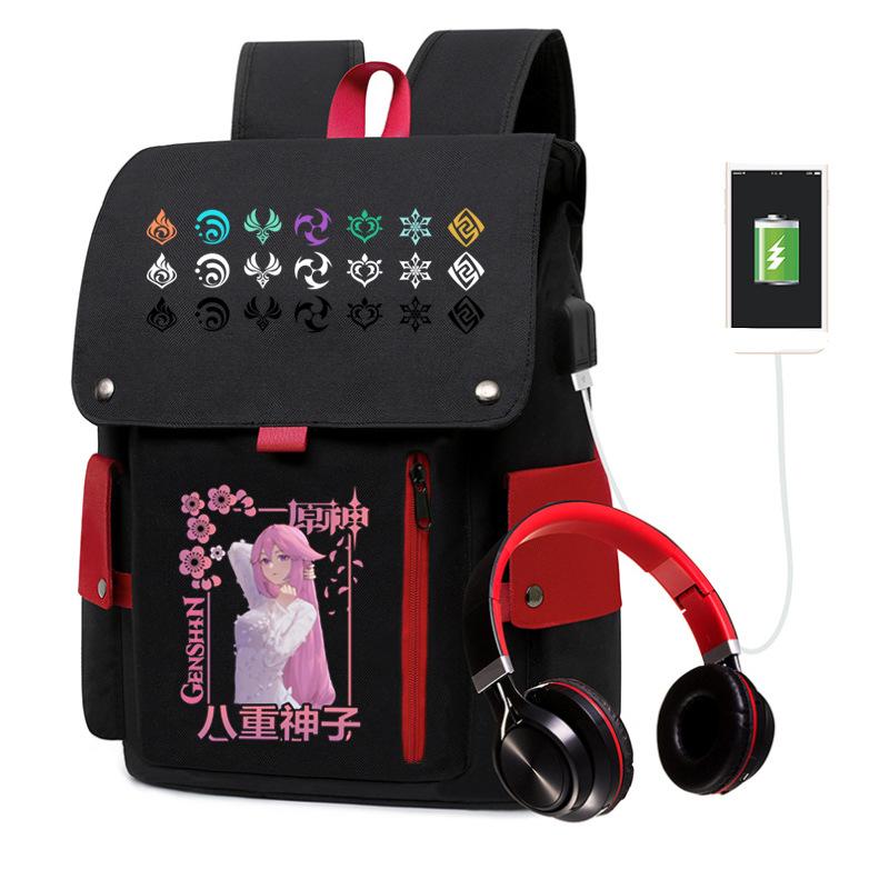 Elementary school students in grades 1-6 waterproof large-capacity schoolbag adolescent Yuanshen backpack